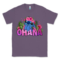 Lavender ohana stitch Classic Tee - Zillion Design Studio
