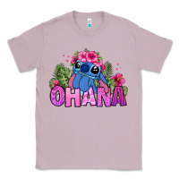 Lilac ohana stitch Classic Tee - Zillion Design Studio