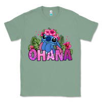 Sage ohana stitch Classic Tee - Zillion Design Studio