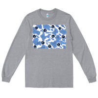 Heather Grey distressed blueberry milkshake cowhide Long Sleeve Tee - RanaPortraitStore