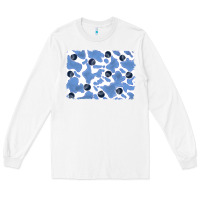 White distressed blueberry milkshake cowhide Long Sleeve Tee - RanaPortraitStore