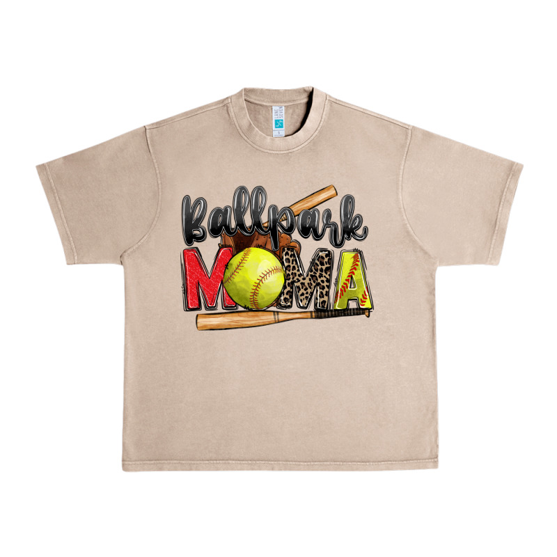 Ballpark Mama Softball Urban Heavy Tee by Zillion Design Studio | Teevron