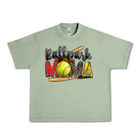Oil Green ballpark mama softball Urban Heavy Tee - Zillion Design Studio