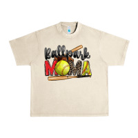 Sandshell ballpark mama softball Urban Heavy Tee - Zillion Design Studio