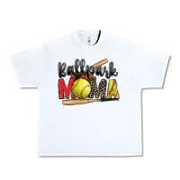 White ballpark mama softball Urban Heavy Tee - Zillion Design Studio