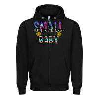 Black small business baby Zipper Hoodie - CowhideDigitalArt