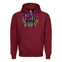 Burgundy small business baby Zipper Hoodie - CowhideDigitalArt
