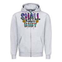 Heather Grey small business baby Zipper Hoodie - CowhideDigitalArt