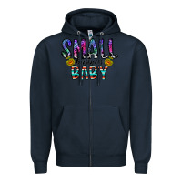 Navy small business baby Zipper Hoodie - CowhideDigitalArt