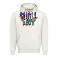 Oatmeal Heather small business baby Zipper Hoodie - CowhideDigitalArt