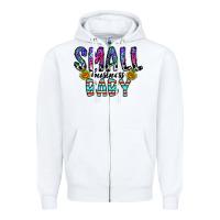 White small business baby Zipper Hoodie - CowhideDigitalArt