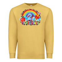 Antique Gold back to school 2 3200x2400 Premium Sweatshirt - AdoDesignShop