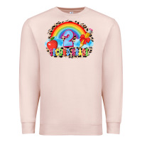 Pale Pink back to school 2 3200x2400 Premium Sweatshirt - AdoDesignShop