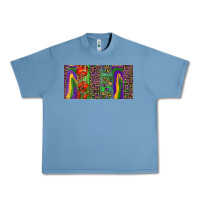 Pebble Blue Mardi gras brushstrokes crawfish fleur de lis Urban Heavy Tee - RanaPortraitStore