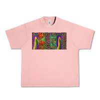 Salmon Mardi gras brushstrokes crawfish fleur de lis Urban Heavy Tee - RanaPortraitStore