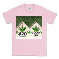 Bubblegum Pink 420 somewhere good vibes weed tumbler2 Classic Tee - CTS Tumbler Store