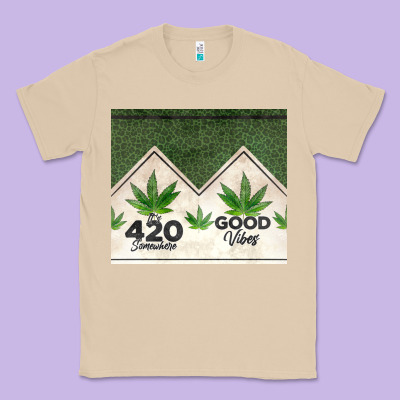 420 Somewhere Good Vibes Weed Tumbler2 Classic Tee Designed By Cts Tumbler Store