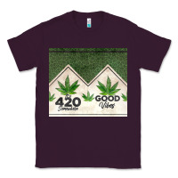 Plum 420 somewhere good vibes weed tumbler2 Classic Tee - CTS Tumbler Store