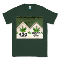 Sports Green 420 somewhere good vibes weed tumbler2 Classic Tee - CTS Tumbler Store