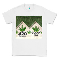 White 420 somewhere good vibes weed tumbler2 Classic Tee - CTS Tumbler Store
