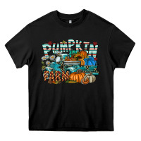 Black pumpkin farm Heavy Core Tee - SublimationCraftShop