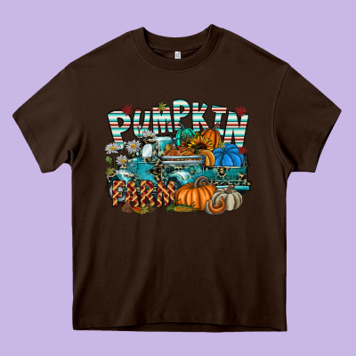 Pumpkin Farm Heavy Core Tee Designed By Sublimationcraftshop