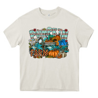 Cream pumpkin farm Heavy Core Tee - SublimationCraftShop