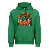 Emerald Western Blessed Mom With Cross Urban Hoodie - BundleAndBundleShop