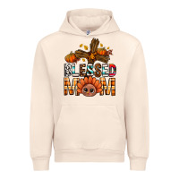 Sandshell Western Blessed Mom With Cross Urban Hoodie - BundleAndBundleShop