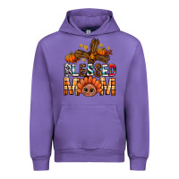 Tulip Western Blessed Mom With Cross Urban Hoodie - BundleAndBundleShop