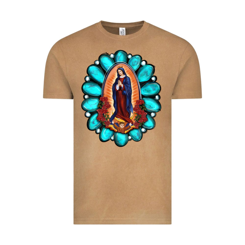 Gemstone Lady Of Guadalupe Vintage Tee by RanaPortraitStore | Teevron