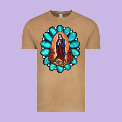 Vintage Tee Gemstone Lady Of Guadalupe