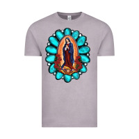 Vintage Zinc Gemstone Lady Of Guadalupe Vintage Tee - RanaPortraitStore