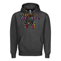 Charcoal Heather small business gİgi Zipper Hoodie - CowhideDigitalArt