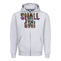 Heather Grey small business gİgi Zipper Hoodie - CowhideDigitalArt