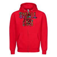 Red small business gİgi Zipper Hoodie - CowhideDigitalArt