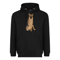 Black german shepherd Heavyweight Hoodie - JahusDesignShop