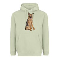 Matcha german shepherd Heavyweight Hoodie - JahusDesignShop