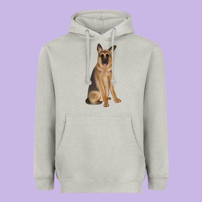German Shepherd Heavyweight Hoodie Designed By Jahusdesignshop