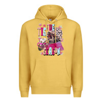 Antique Gold tis the season winter skull Premium Hoodie - NancyCooperArtShop