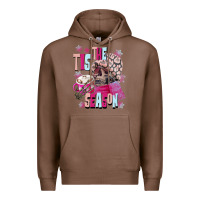 Chestnut tis the season winter skull Premium Hoodie - NancyCooperArtShop