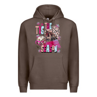 Coffee tis the season winter skull Premium Hoodie - NancyCooperArtShop