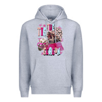 Heather Grey tis the season winter skull Premium Hoodie - NancyCooperArtShop