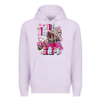 Lilac tis the season winter skull Premium Hoodie - NancyCooperArtShop