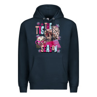 Navy tis the season winter skull Premium Hoodie - NancyCooperArtShop