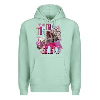Seafoam tis the season winter skull Premium Hoodie - NancyCooperArtShop