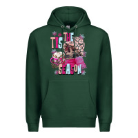 Sports Green tis the season winter skull Premium Hoodie - NancyCooperArtShop