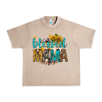 French Oak blessed mama with sunflowers Urban Heavy Tee - texasbilliewilder