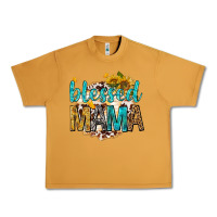 Peanut Butter blessed mama with sunflowers Urban Heavy Tee - texasbilliewilder