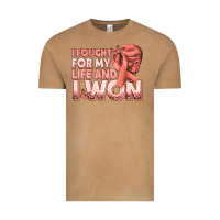 Vintage Camel i fought for my life and i won uterine cancer peac Vintage Tee - texasbilliewilder